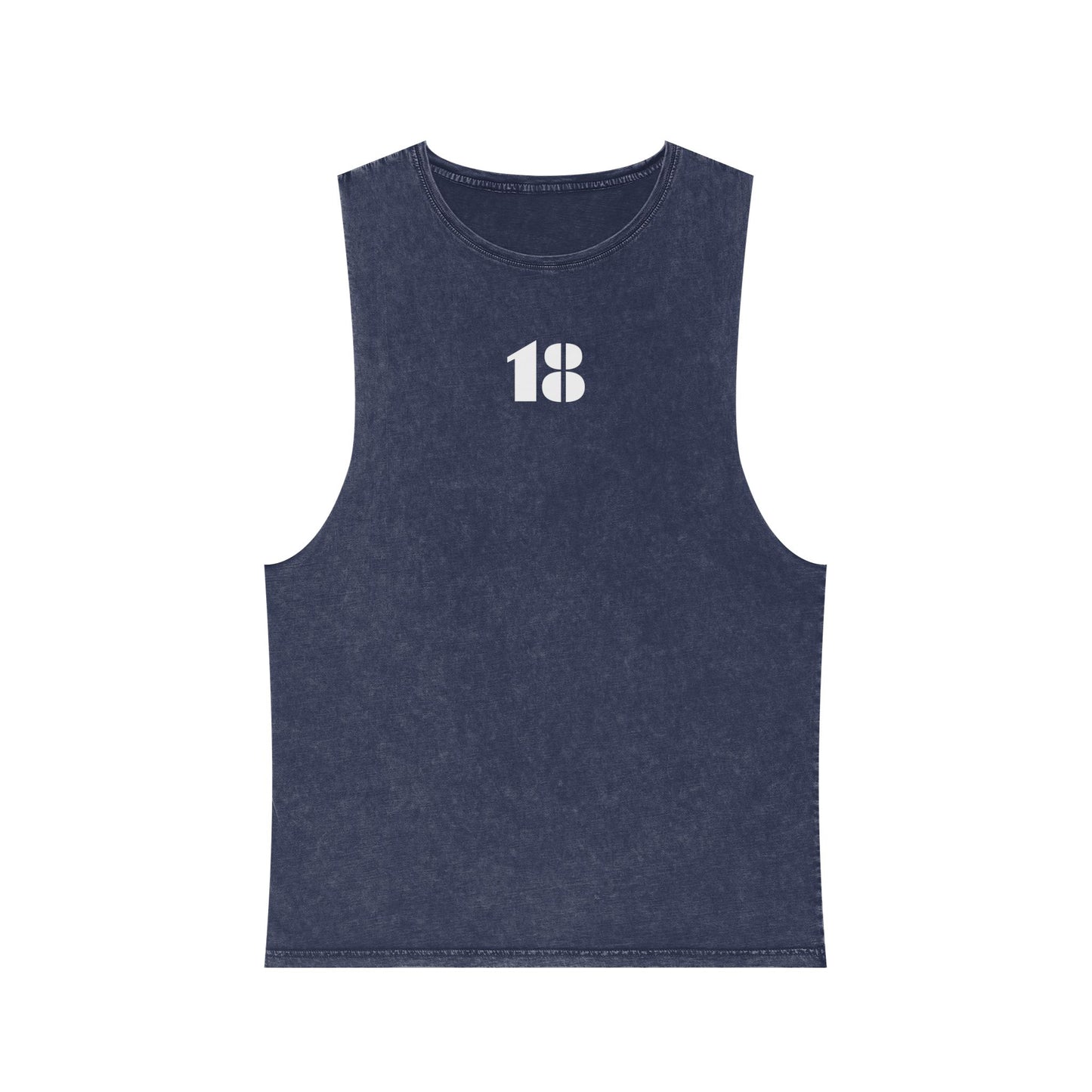 "18" Logo Stonewash Tank Top — Unisex