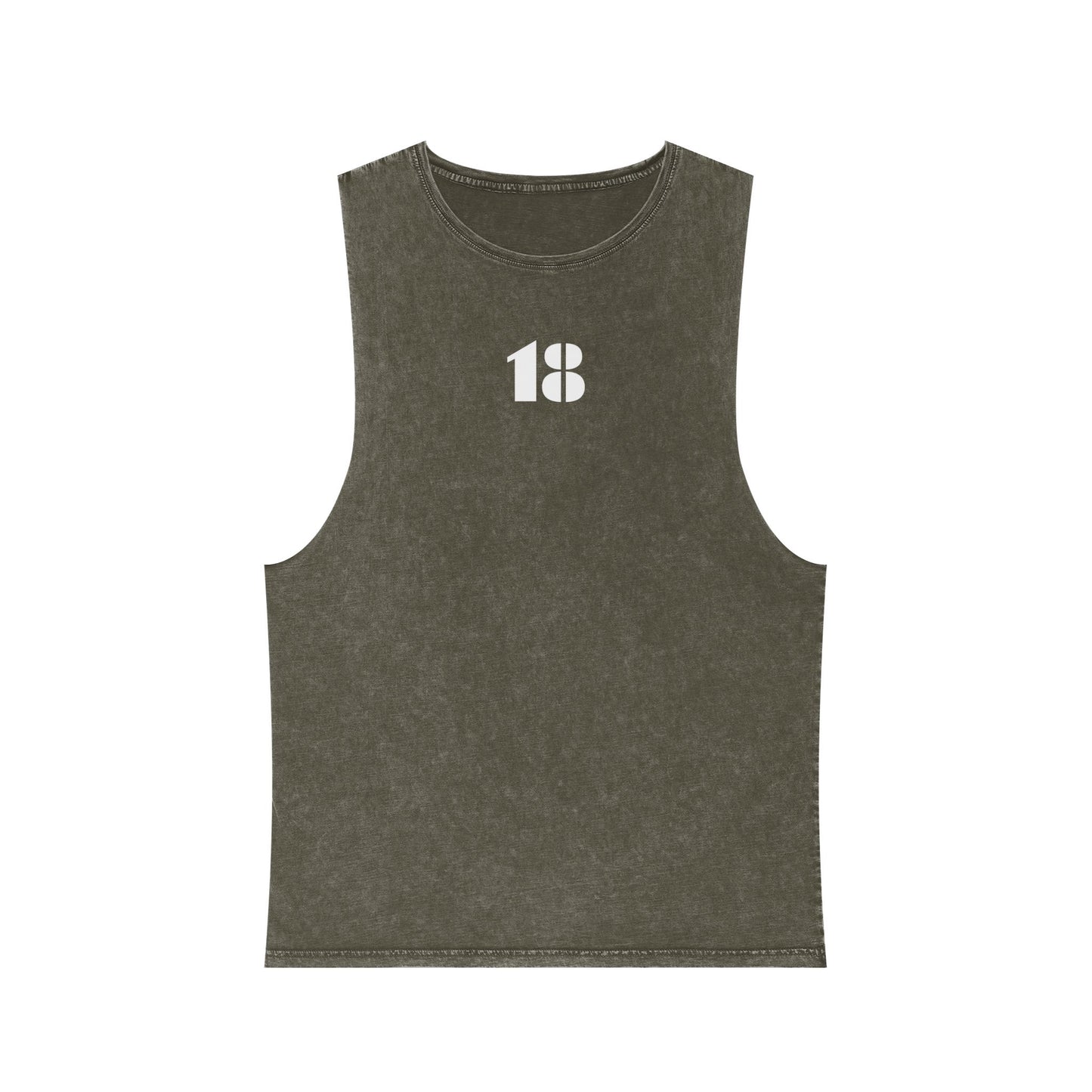 "18" Logo Stonewash Tank Top — Unisex