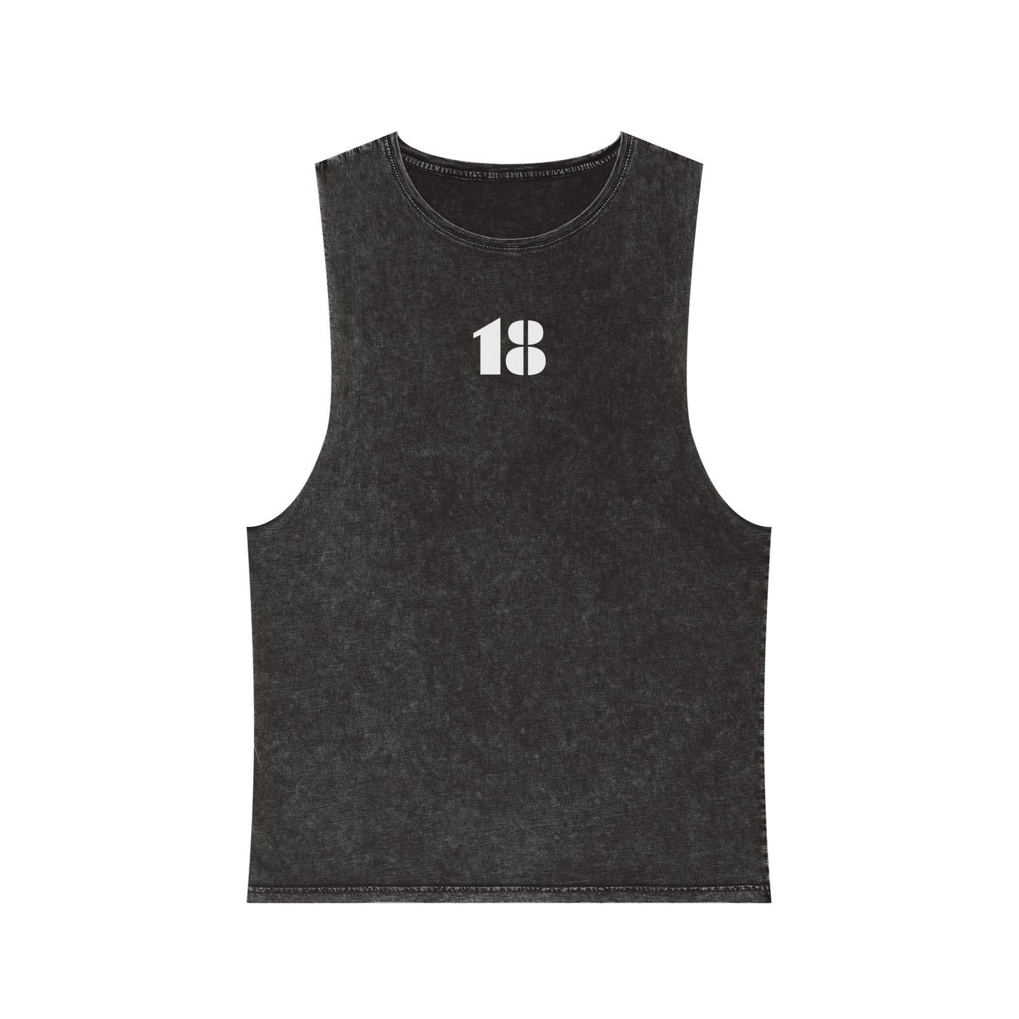 "18" Logo Stonewash Tank Top — Unisex
